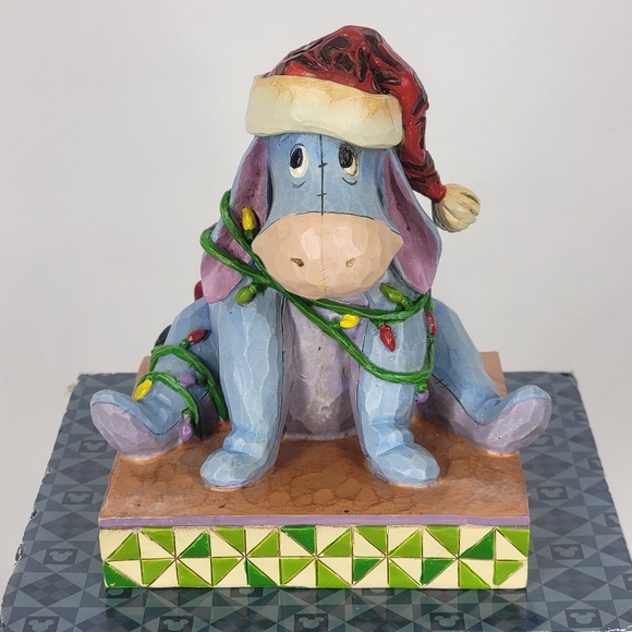 Jim Shore Disney Traditions Enesco Entangled Eeyore Figurine Winnie The Pooh - Picture 1 of 8